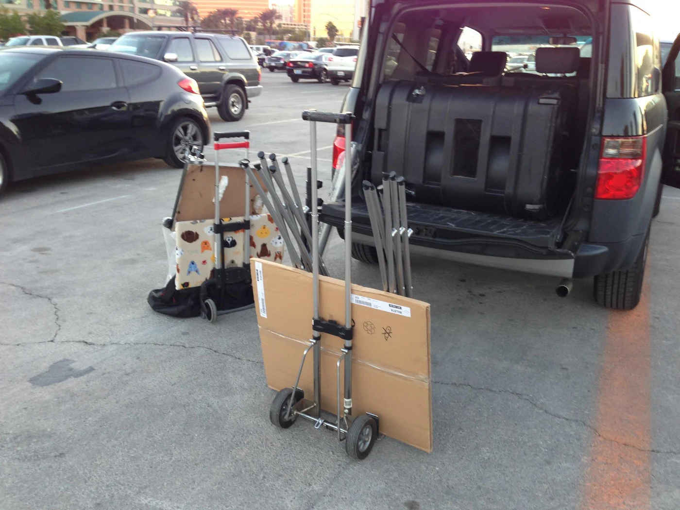 Gear loaded up and ready to roll to Las Vegas